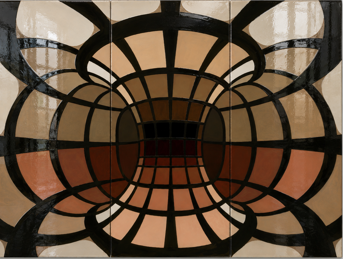 TORUS HIGLY LAQUERED TRIPTYCH