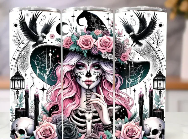 Halloween - Hexe Skull