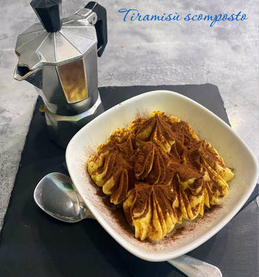 Tiramisù scomposto