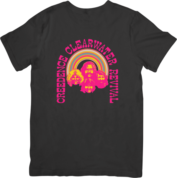 Creedence clearwater revival 1 Music Unisex Fit for Men & Women Quality Cotton T-Shirt Black