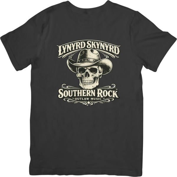 Lynyrd Skynyrd Music Unisex Fit for Men & Women Quality Cotton T-Shirt Black