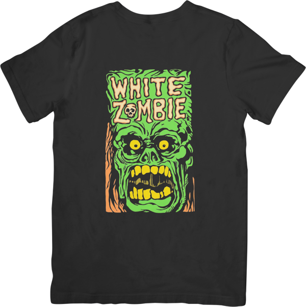 White Zombie 1 Music Unisex Fit for Men & Women Quality Cotton T-Shirt Black