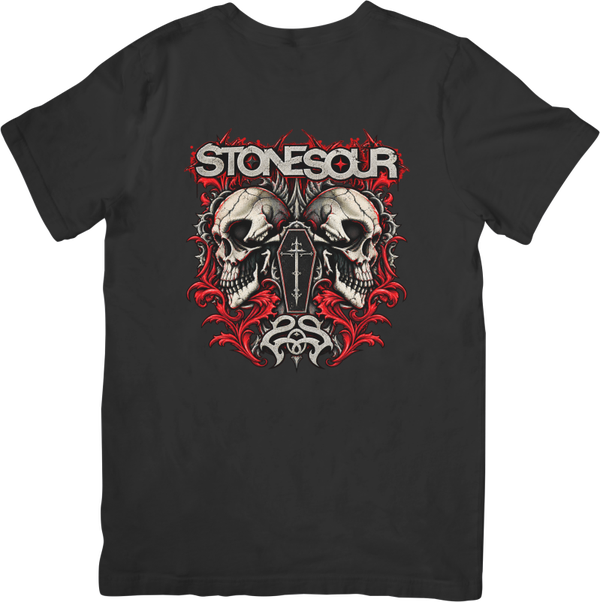 Stone sour 1 Music Unisex Fit for Men & Women Quality Cotton T-Shirt Black