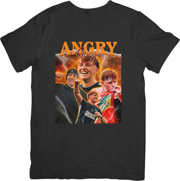Angry Gringe Music Unisex Fit for Men & Women Quality Cotton T-Shirt Black