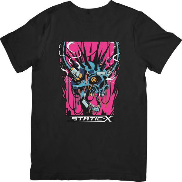Static x 1 Music Unisex Fit for Men & Women Quality Cotton T-Shirt Black