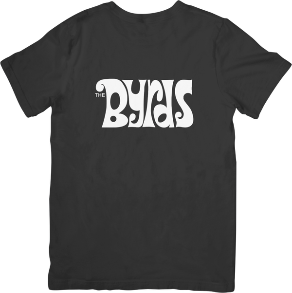 The Byrds 1 Music Unisex Fit for Men & Women Quality Cotton T-Shirt Black