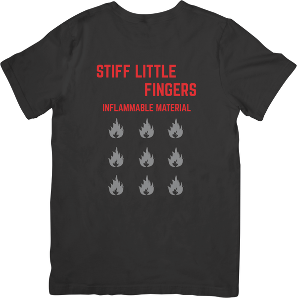 Stiff Little Fingers 1 Music Unisex Fit for Men & Women Quality Cotton T-Shirt Black