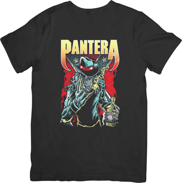 Pantera 2 Music Unisex Fit for Men & Women Quality Cotton T-Shirt Black