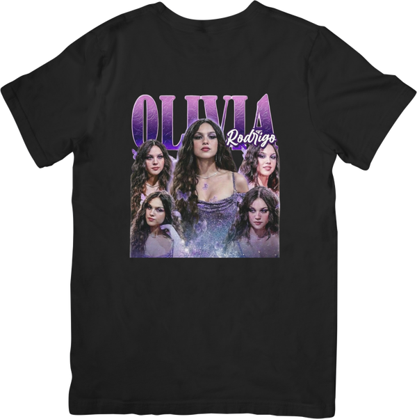 Olivia Rodrigo 1 Music Unisex Fit for Men & Women Quality Cotton T-Shirt Black