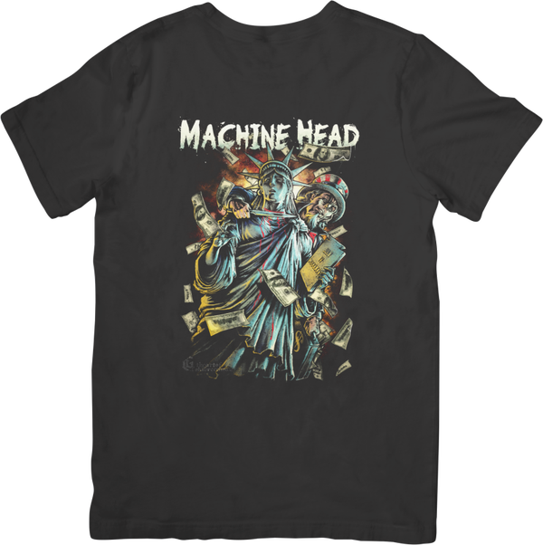 Machine Head 1 Music Unisex Fit for Men & Women Quality Cotton T-Shirt Black