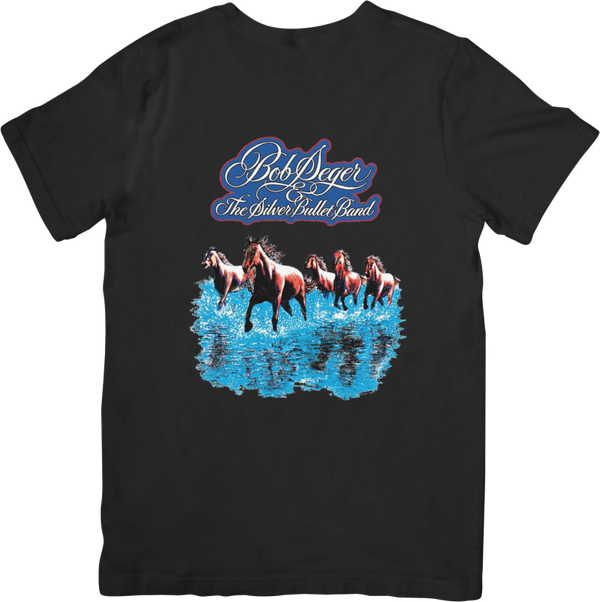 Bob Seger 1 Music Unisex Fit for Men & Women Quality Cotton T-Shirt Black