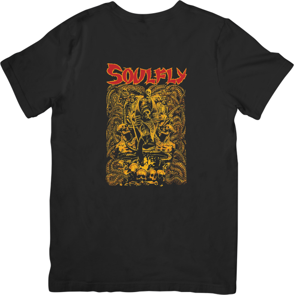 Soulfly 1 Music Unisex Fit for Men & Women Quality Cotton T-Shirt Black