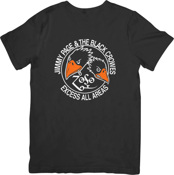 The Black Crows 1 Music Unisex Fit for Men & Women Quality Cotton T-Shirt Black
