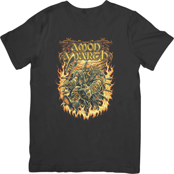 Amon Amarth 1 Music Unisex Fit for Men & Women Quality Cotton T-Shirt Black