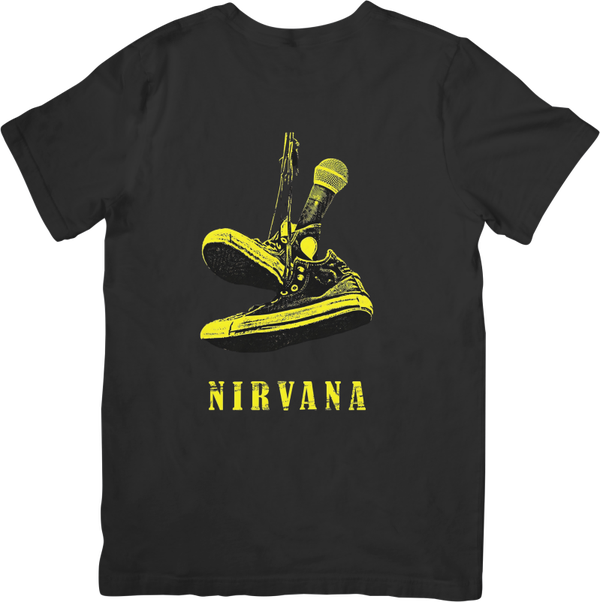 Nirvana 1 Music Unisex Fit for Men & Women Quality Cotton T-Shirt Black