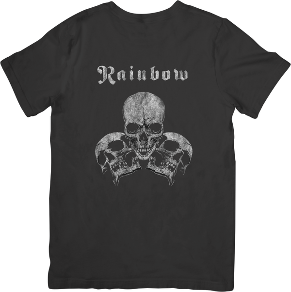 Rainbow 1 Music Unisex Fit for Men & Women Quality Cotton T-Shirt Black