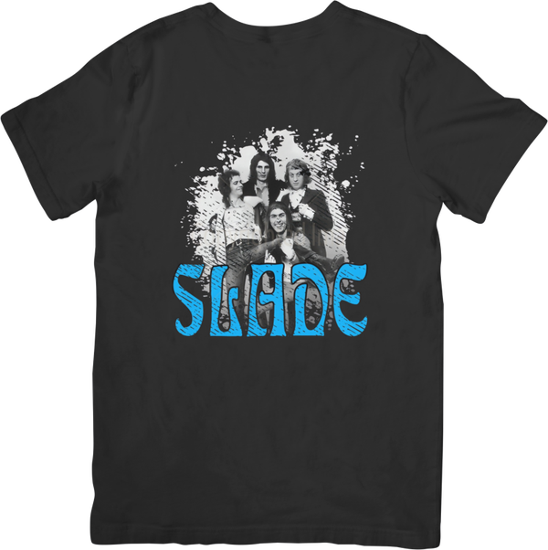 Slade 1 Music Unisex Fit for Men & Women Quality Cotton T-Shirt Black