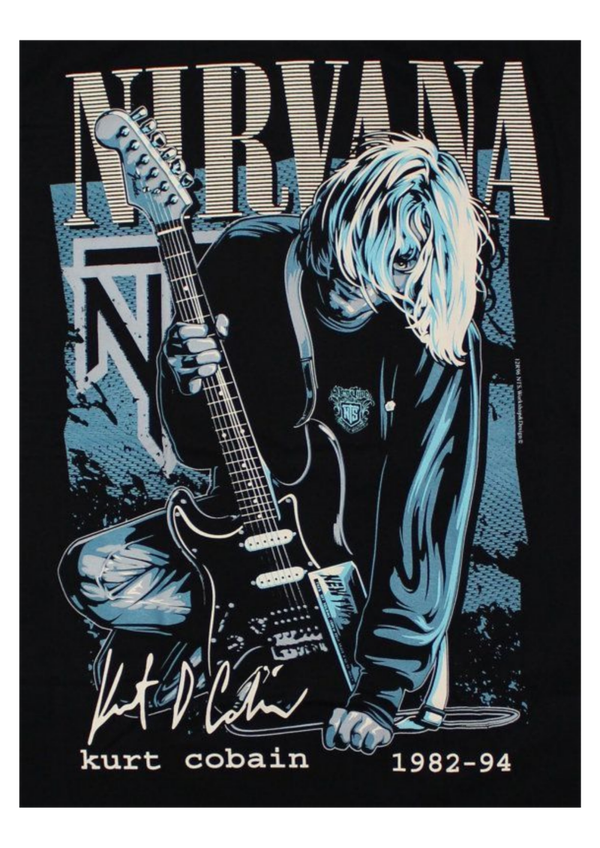 Nirvana 1 Music Print  Concert Wall Art Memorabilia gift A5,A4,A3