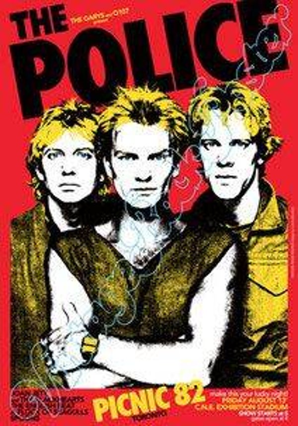 The Police 1 Music Print  Concert Wall Art Memorabilia gift A5,A4,A3