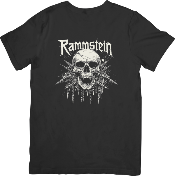 Rammstein 1 Music Fit for Men & Women Quality Cotton T-Shirt Black