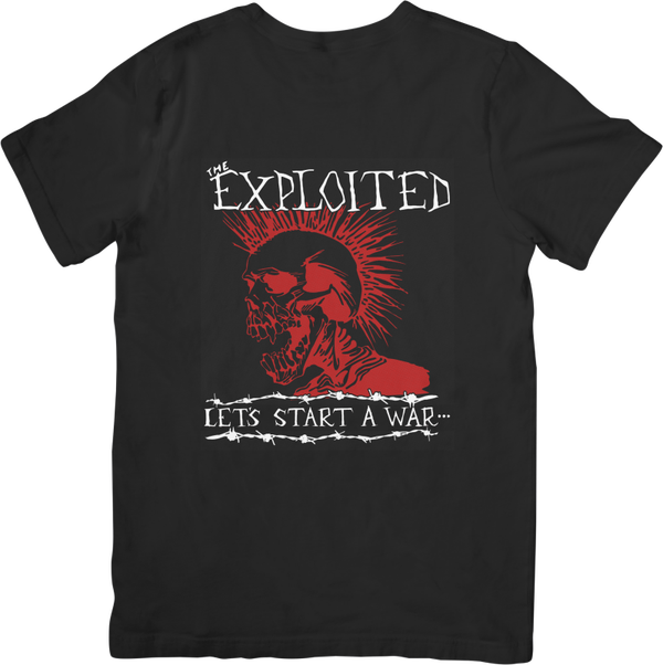 The Exploited 1 Music Unisex Fit for Men & Women Quality Cotton T-Shirt Black