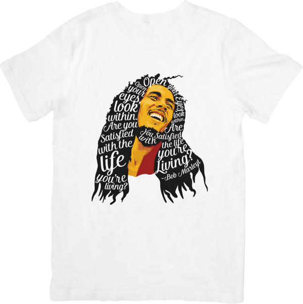 Bob Marley 1   Music Unisex Fit for Men & Women Quality Cotton T-Shirt Black