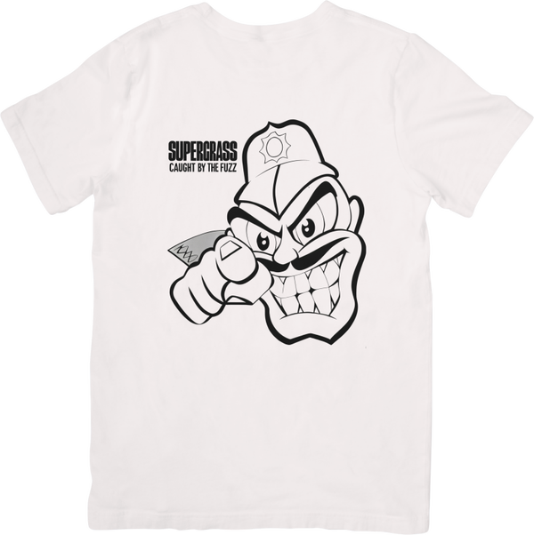 Supergrass Unisex Fit for Men & Women Quality Cotton T-Shirt Black