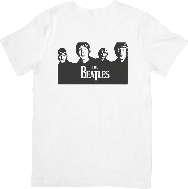The Beatles 1  Music Unisex Fit for Men & Women Quality Cotton T-Shirt Black