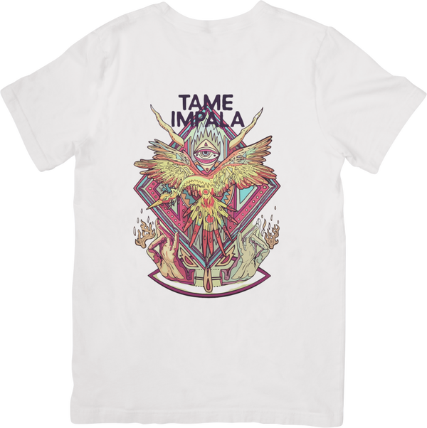 Tame Impala 1 Music Unisex Fit for Men & Women Quality Cotton T-Shirt Black