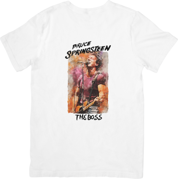 Bruce Springsteen 1 Music Unisex Fit for Men & Women Quality Cotton T-Shirt Black