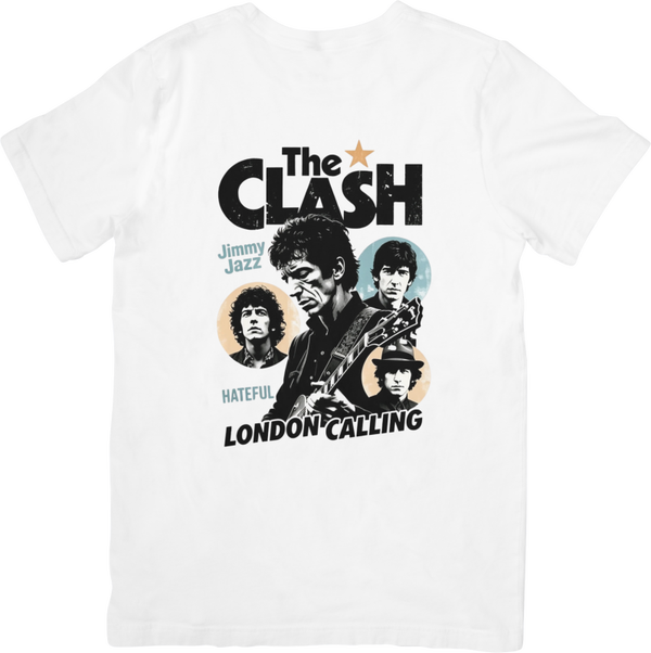 The Clash 1 Music Unisex Fit for Men & Women Quality Cotton T-Shirt Black