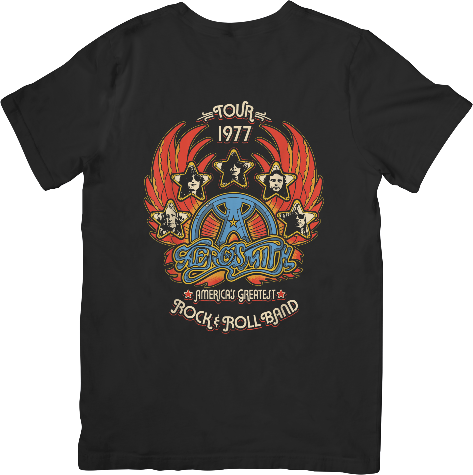 Rock n Roll 10 Music Unisex Fit for Men & Women Quality Cotton T-Shirt Black