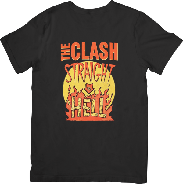 The Clash 10 Music Unisex Fit for Men & Women Quality Cotton T-Shirt Black