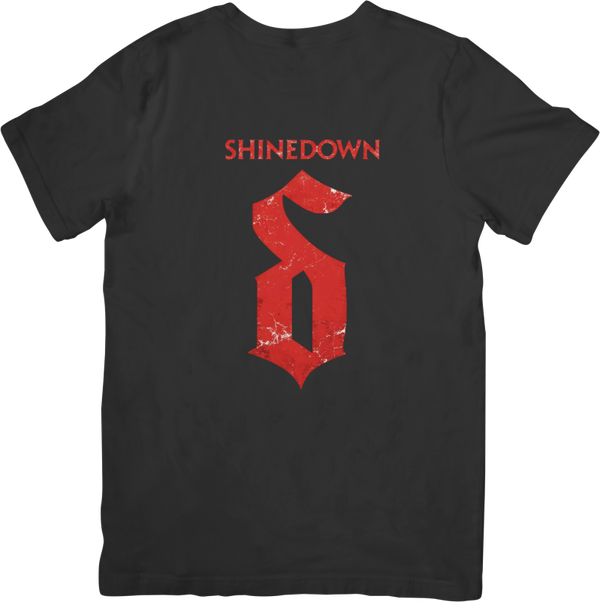 Shinedown 10 Music Unisex Fit for Men & Women Quality Cotton T-Shirt Black