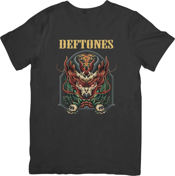 Deftones 10 Music Unisex Fit for Men & Women Quality Cotton T-Shirt Black