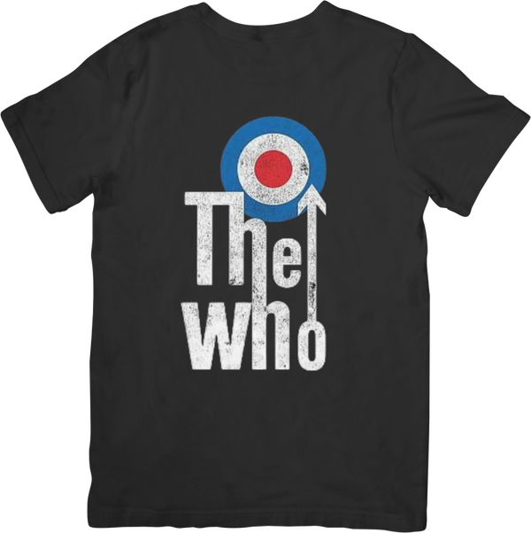 The Who 10  Music Unisex Fit for Men & Women Quality Cotton T-Shirt Black