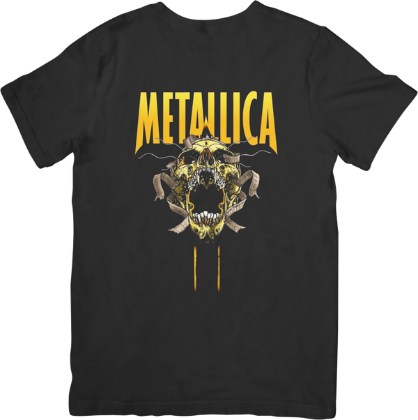 Metallica 10 Music Unisex Fit for Men & Women Quality Cotton T-Shirt Black