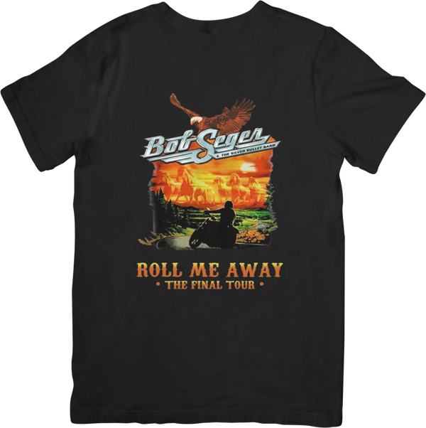 Bob Seger 10 Music Unisex Fit for Men & Women Quality Cotton T-Shirt Black