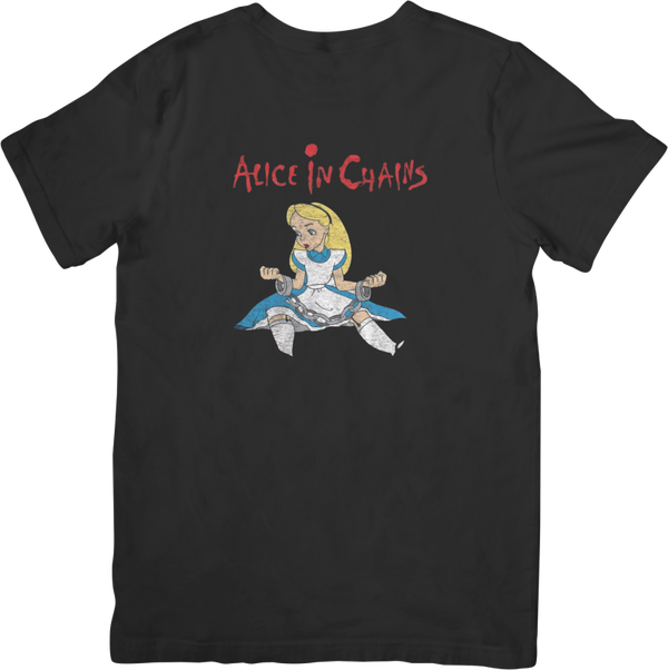 Alice in Chains 10 Music Unisex Fit for Men & Women Quality Cotton T-Shirt Black
