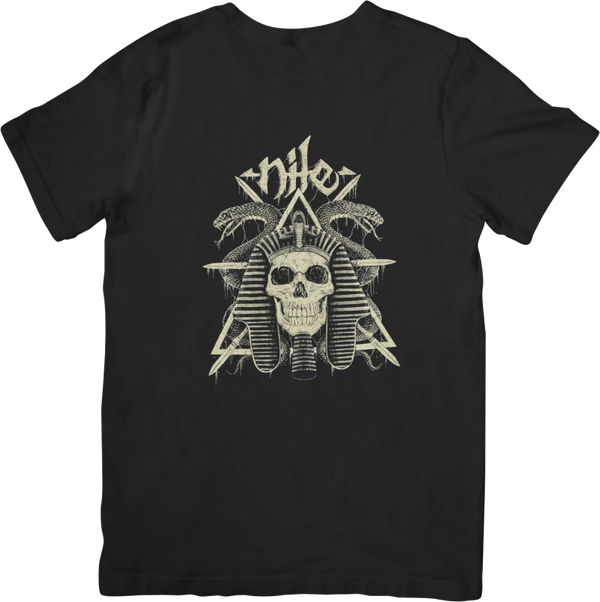 Nile 10 Music Unisex Fit for Men & Women Quality Cotton T-Shirt Black