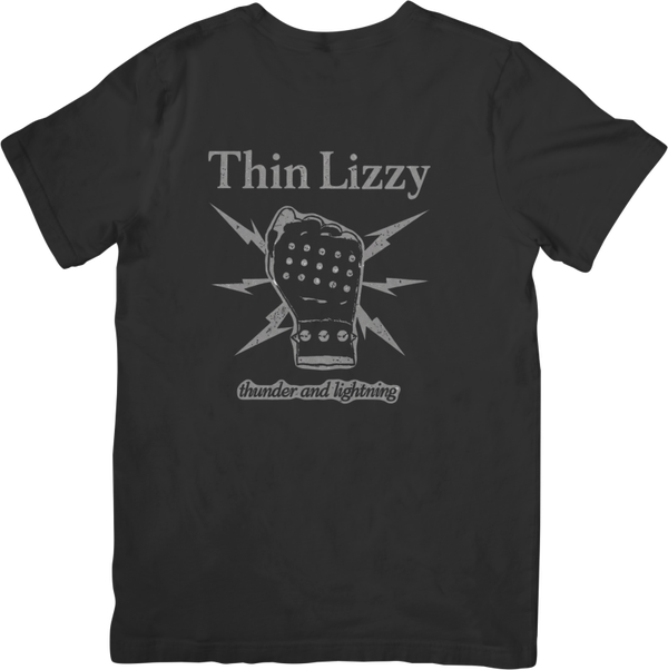 Thin Lizzy 10 Music Unisex Fit for Men & Women Quality Cotton T-Shirt Black