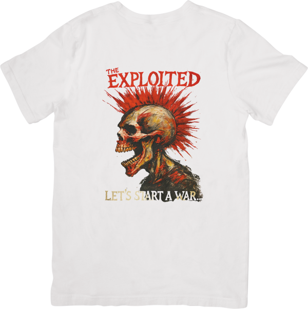 The Exploited 10 Music Unisex Fit for Men & Women Quality Cotton T-Shirt Black
