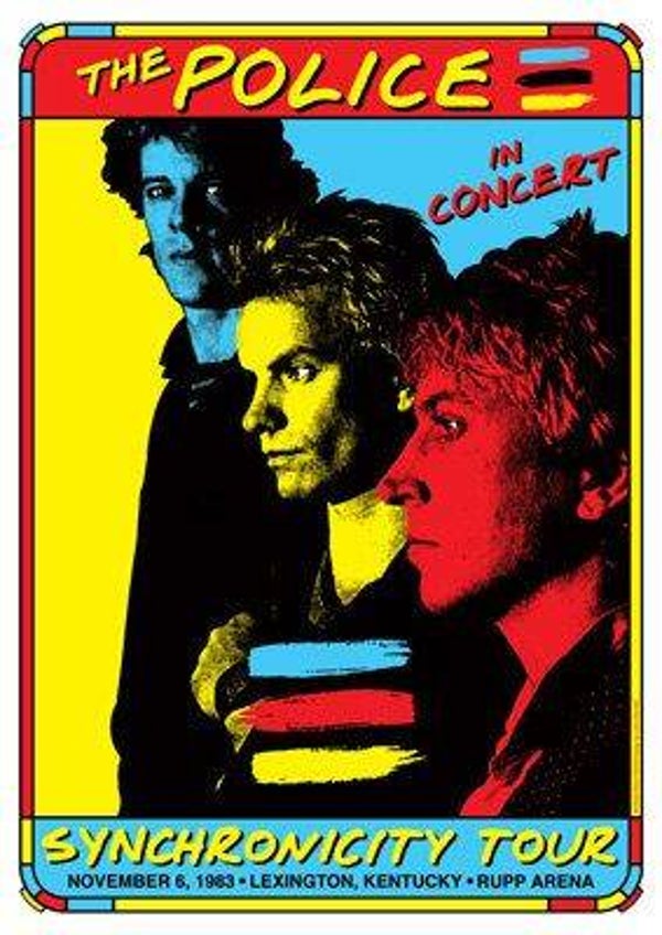 The Police 10 Music Print  Concert Wall Art Memorabilia gift A5,A4,A3