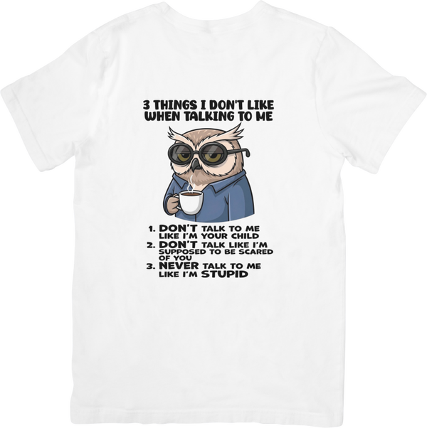 Fun/Humour 107 Unisex Fit for Men & Women Quality Cotton T-Shirt Black