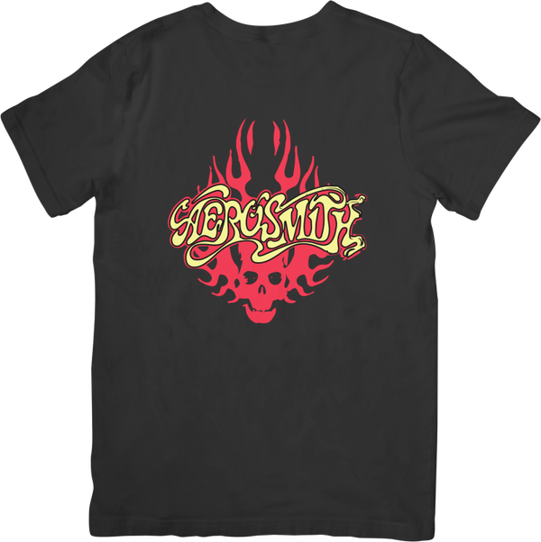 Aerosmith 11 Music Unisex Fit for Men & Women Quality Cotton T-Shirt Black