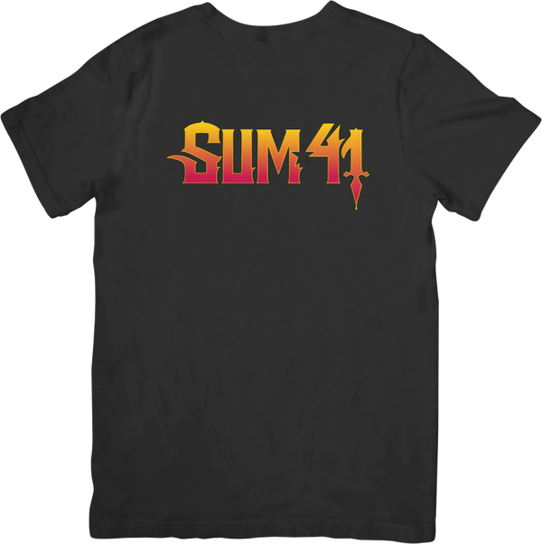 Sum 41 11 Music Unisex Fit for Men & Women Quality Cotton T-Shirt Black