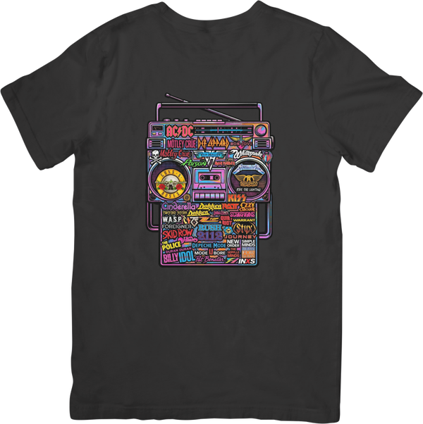 Rock Legends 11 Music Unisex Fit for Men & Women Quality Cotton T-Shirt Black