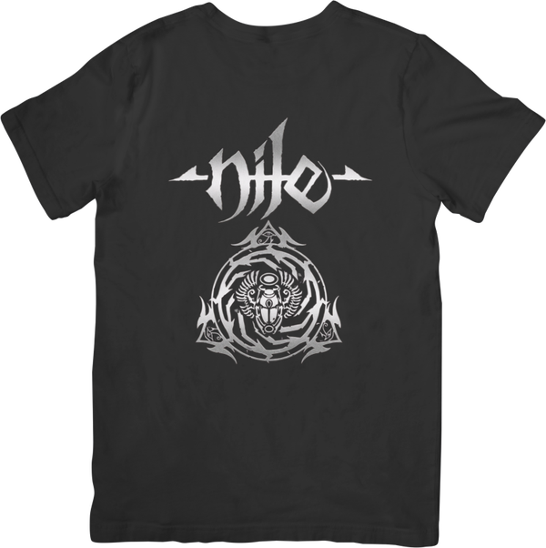 Nile 11 Music Unisex Fit for Men & Women Quality Cotton T-Shirt Black
