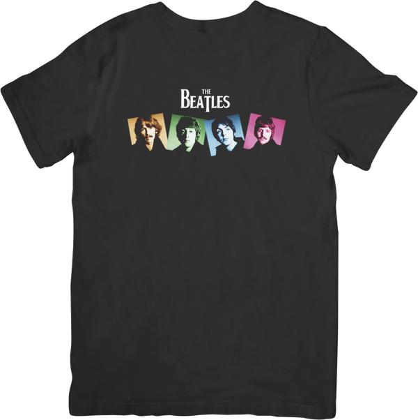 The Beatles 11 Music Unisex Fit for Men & Women Quality Cotton T-Shirt Black