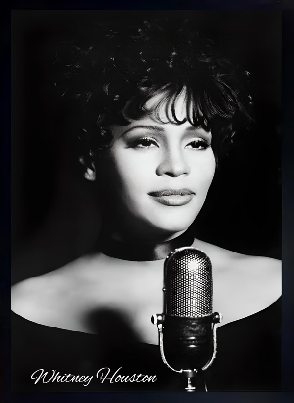 Whitney Houston 2 Music Print  Concert Wall Art Memorabilia gift A5,A4,A3